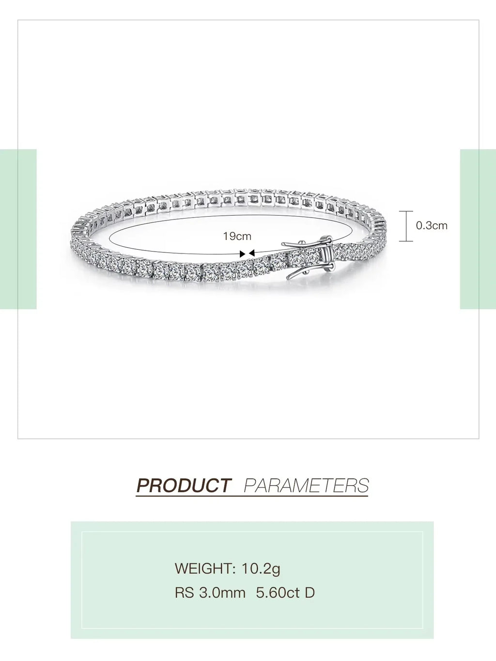 Glänzendes Ewigkeitsarmband 